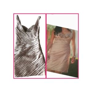 MIGNON Satin mini bodycon dress NEW